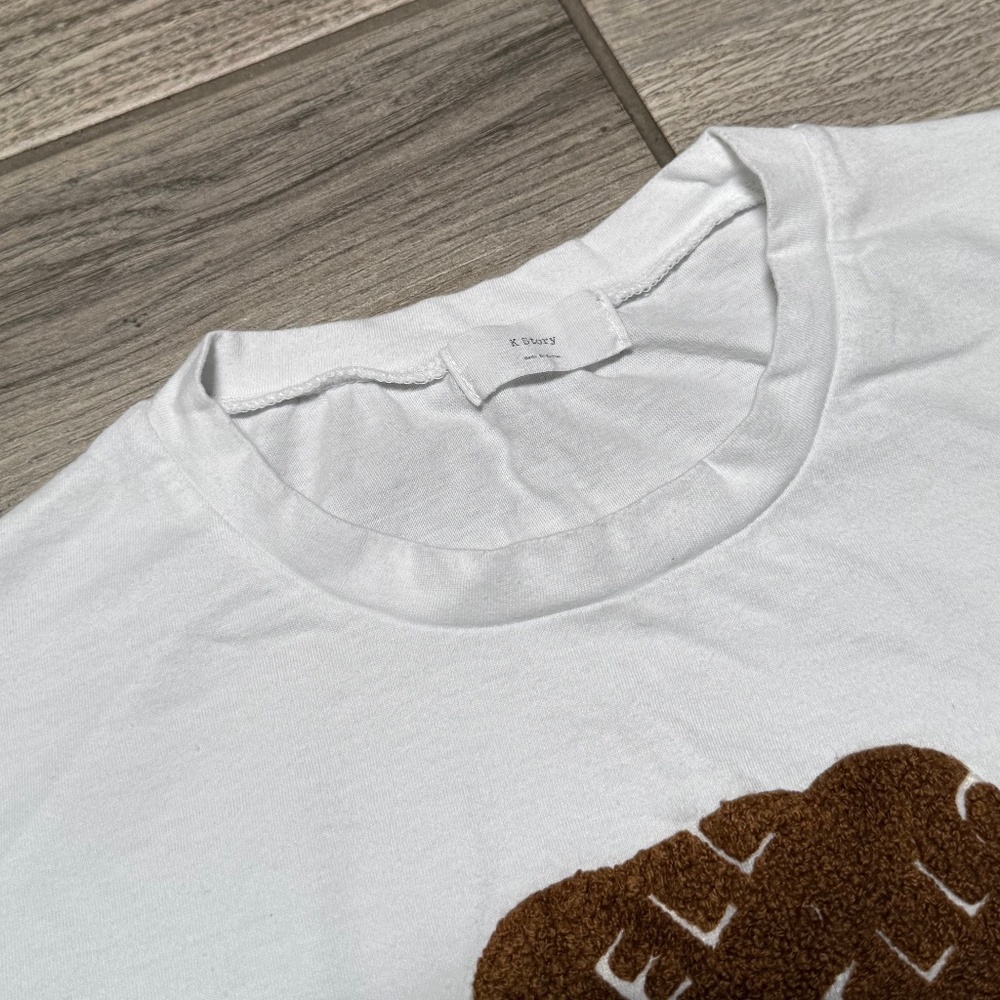 K Story teddy bear womens s/m 3D short sleeve tee